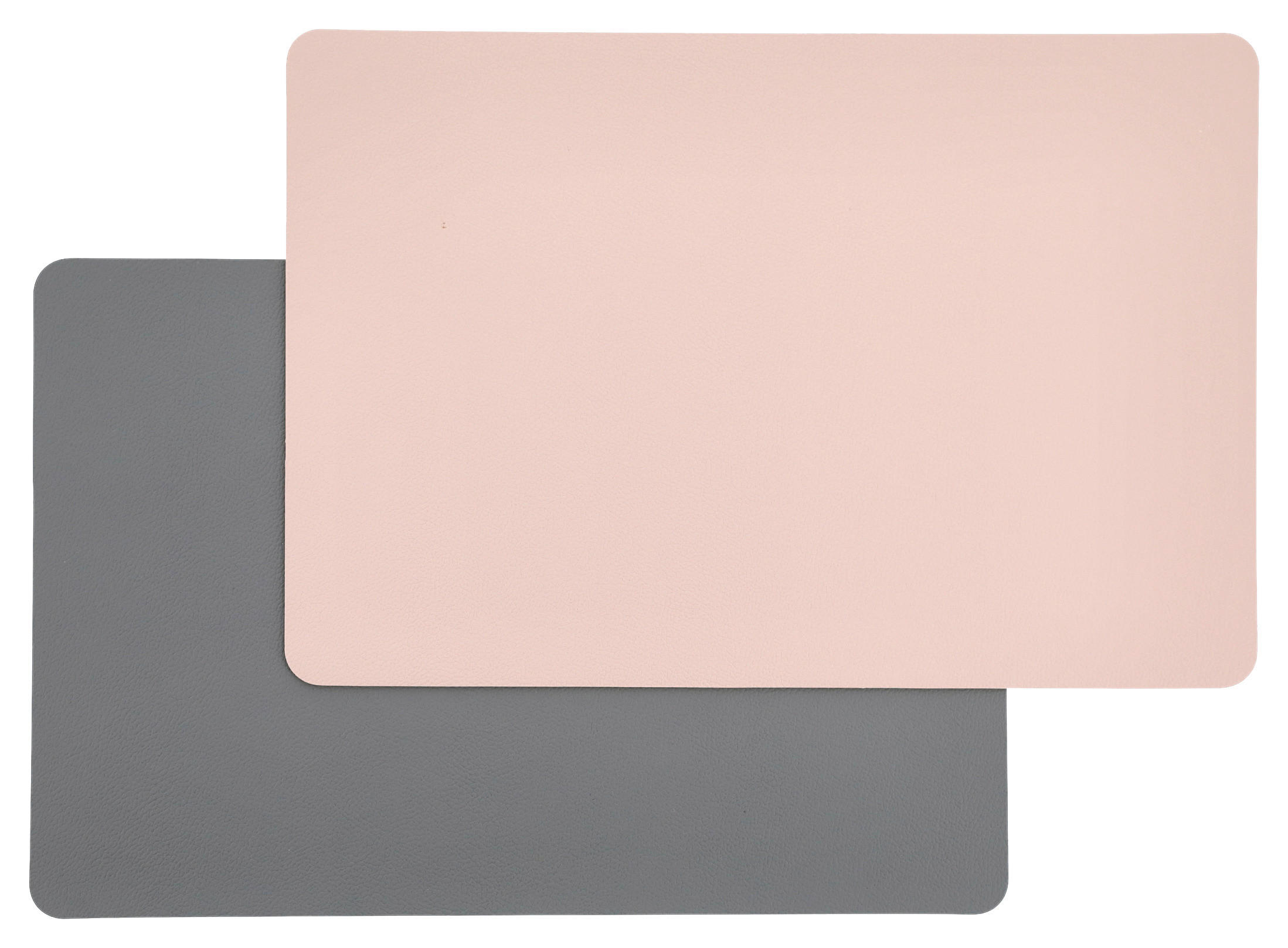 Tischset grau Kunststoff B/L: ca. 30x45 cm Tischset grau/rosa - rosa/grau (30,00/45,00cm)