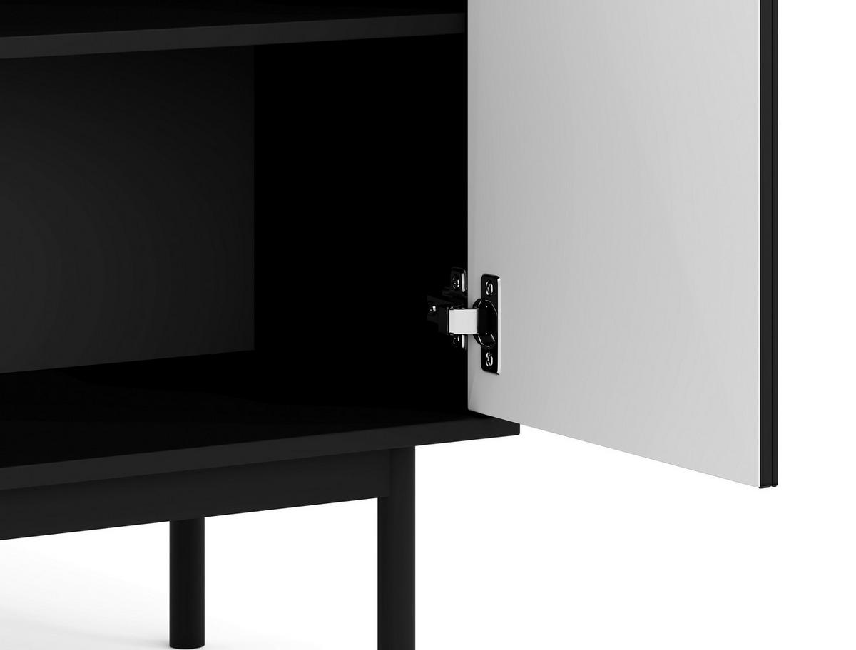 Kommode MAZOMA schwarz gold Optik B/H/T: ca. 79x82x39 cm MAZOMA - gold/schwarz (79,00/82,00/39,00cm) - WIPMEB