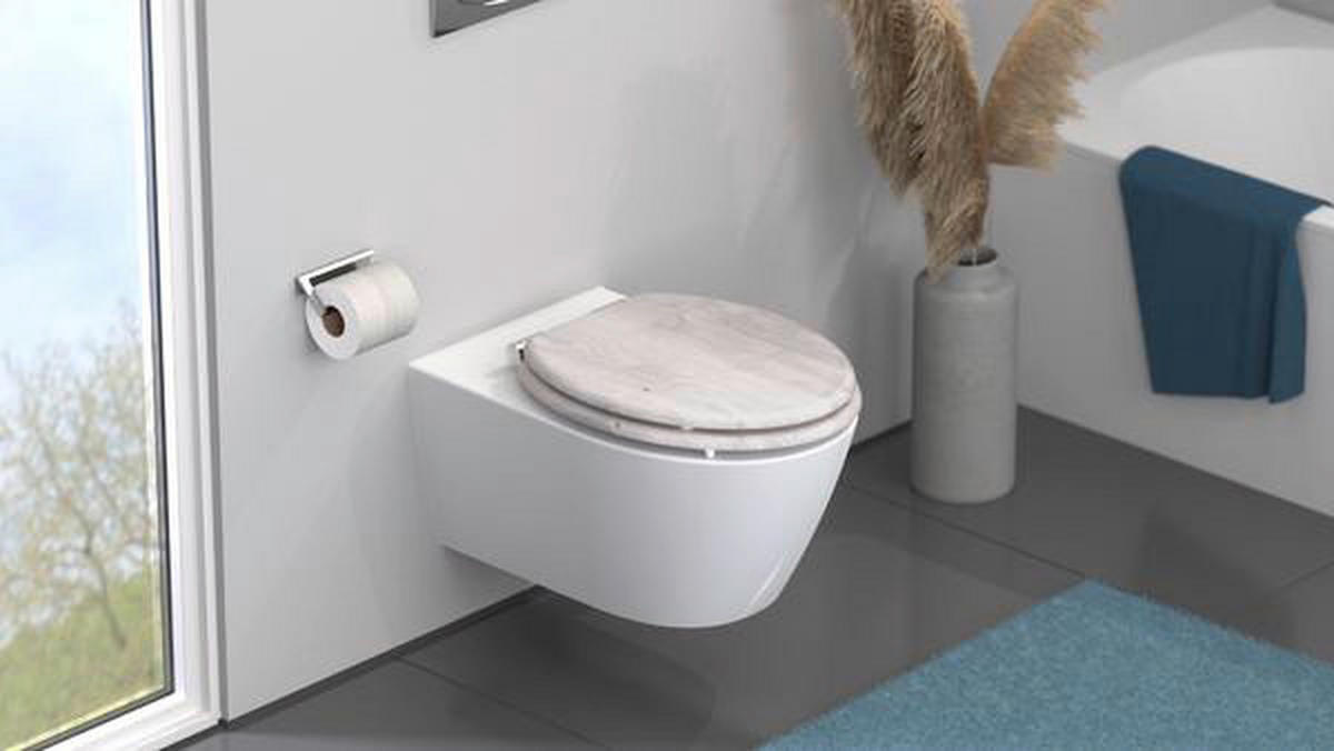 WC-Sitz MDF B/H/L: ca. 6,6x48,2x37,8 cm WC-Sitz_Light_Wood MDF - (37,80/6,60/48,20cm) - Eisl