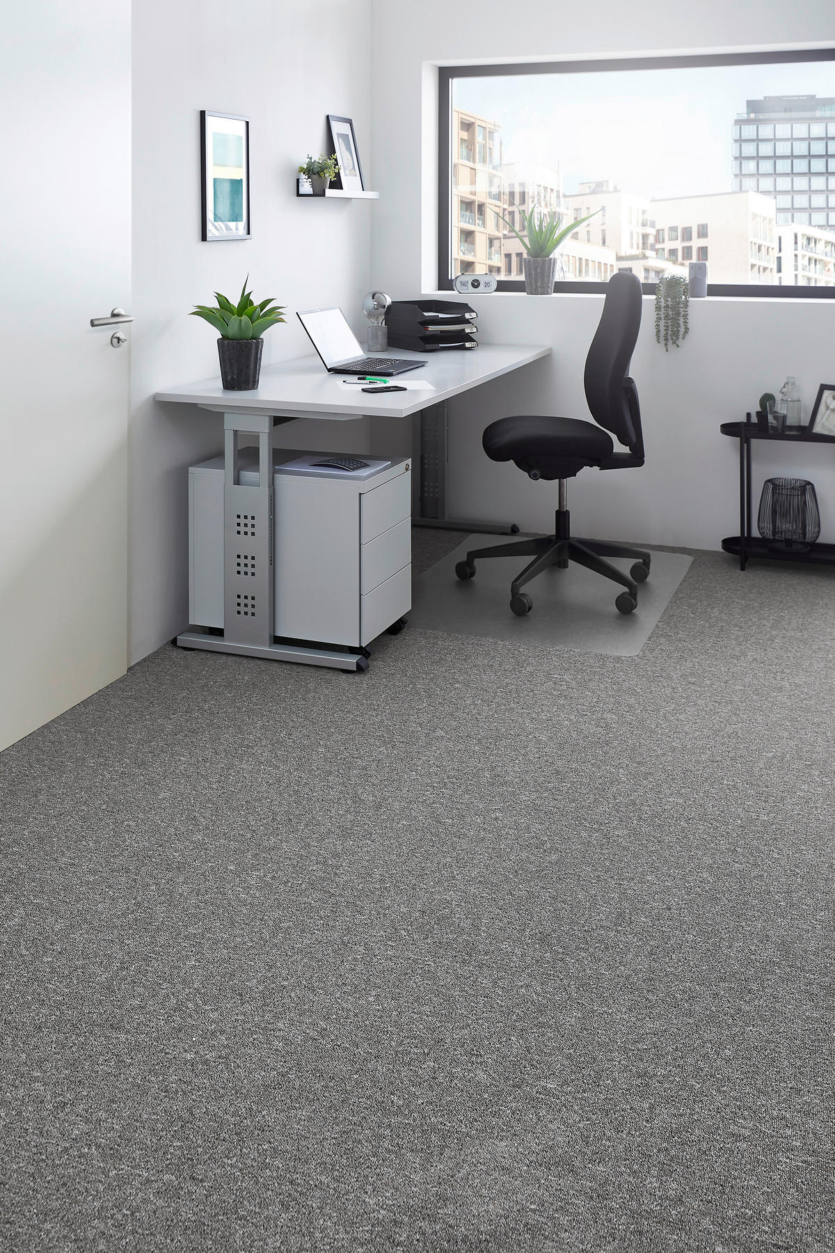 Teppichboden Rico grau B/L: ca. 200x400 cm pro Stück Rico - grau (200,00/400,00cm)