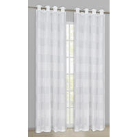 home Topline Ösenvorhang Mina weiß B/L: ca. 135x245 cm Mina - weiß (135,00/245,00cm) - home Topline