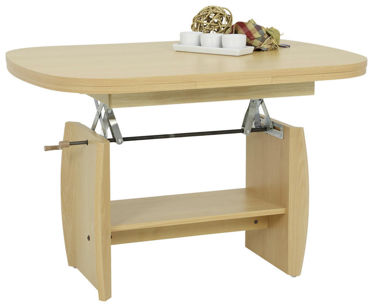 Hela Couchtisch MICHAEL III buche Holzwerkstoff B/H/T: ca. 90x52x68 cm MICHAEL III - buche (90,00/52,00/68,00cm) - Hela