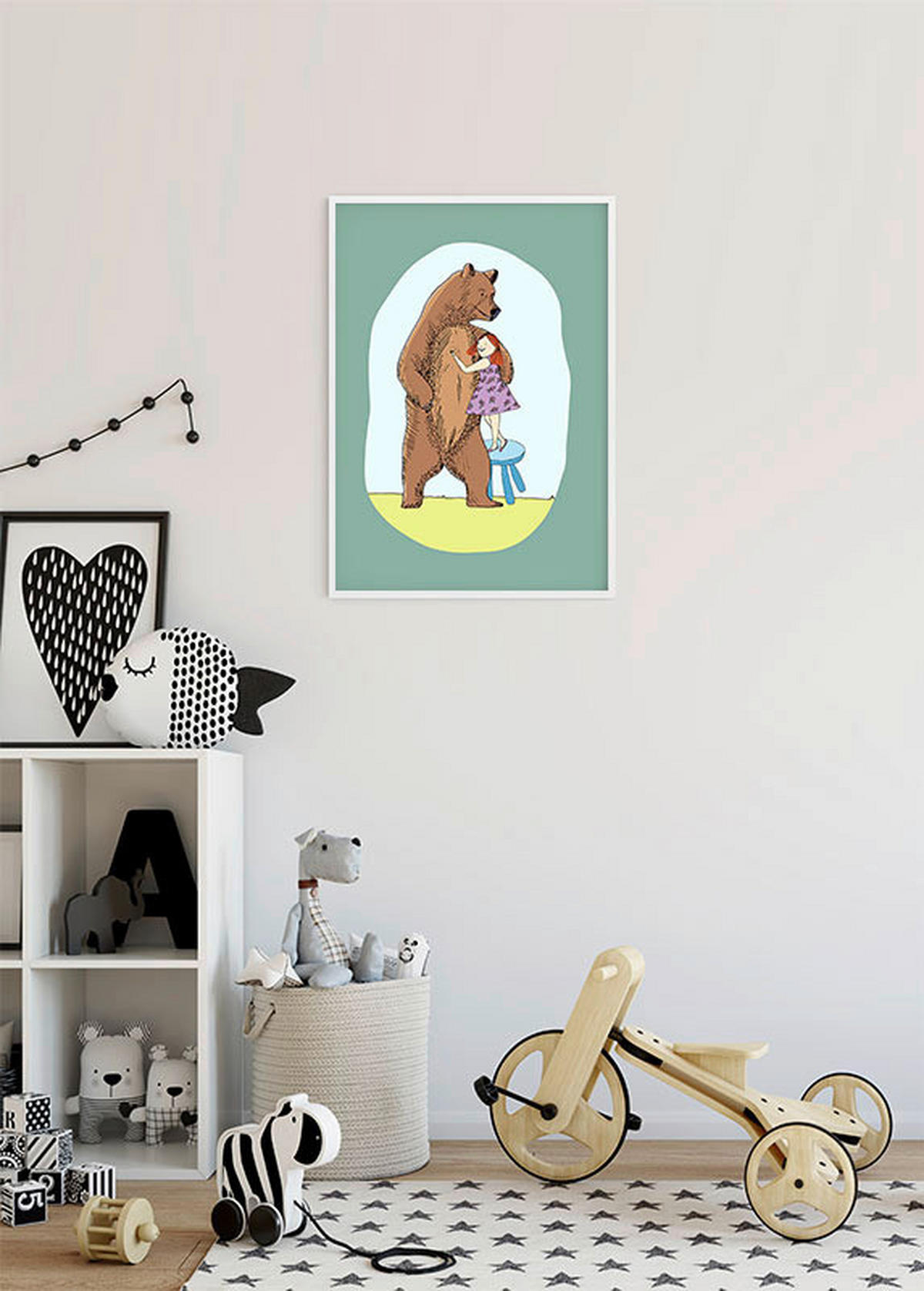 Komar Poster Lili and Bear Lili and Bear - (30,00/40,00cm) - Komar