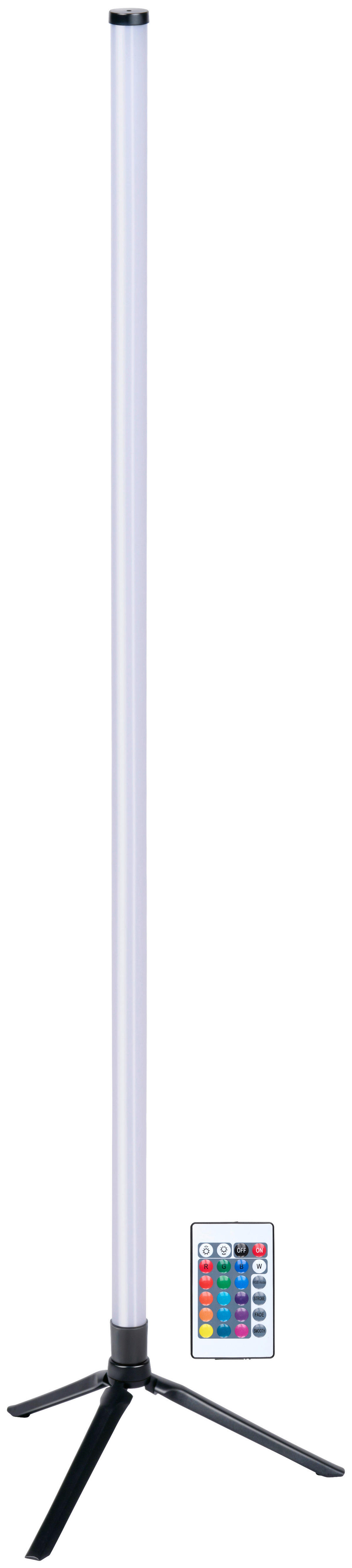 Grundig LED-Stehleuchte schwarz B/H/L: ca. 2,5x2,5x120 cm LED-Standleuchte - schwarz (120,00/2,50/2,50cm) - Grundig