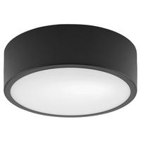 Lamkur Deckenleuchte DANTE 43913 schwarz Glas Stahl H/L: ca. 8x26 cm E27 1 Brennstellen Dante - schwarz (26,00cm) - Lamkur