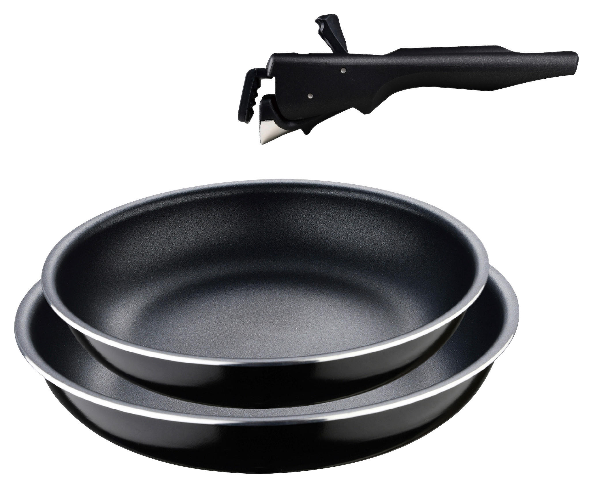 SAN IGNACIO Pfannenset Click & cook schwarz Aluminium Click & cook - schwarz - SAN IGNACIO