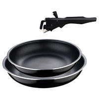 SAN IGNACIO Pfannenset Click & cook schwarz Aluminium Click & cook - schwarz - SAN IGNACIO