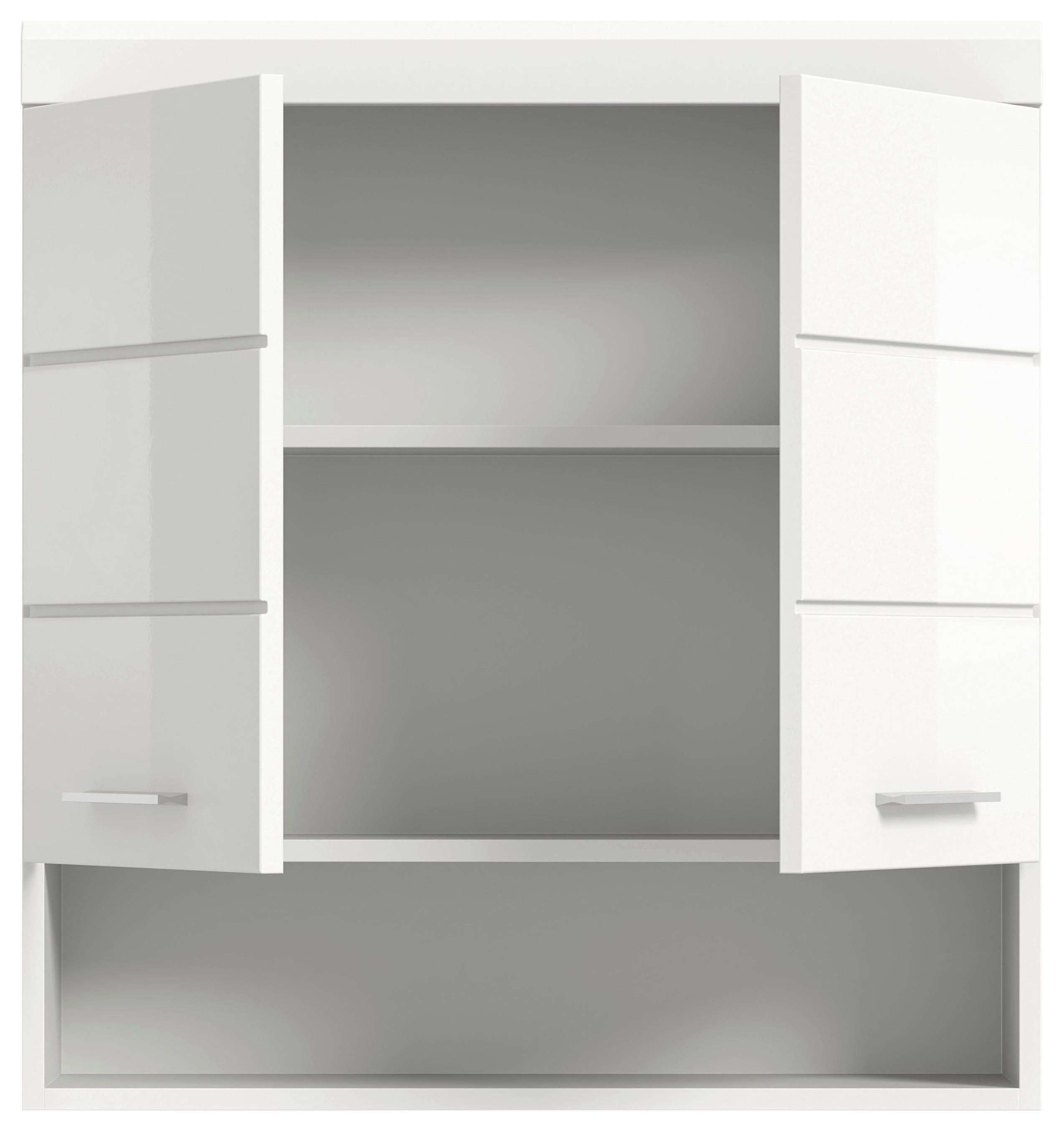 Badhängeschrank Scout weiß weiß Hochglanz B/H/T: ca. 74x79x24 cm Scout - weiß (74,00/79,00/24,00cm) - xonox.home