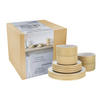 CreaTable Tafelservice Futuro weiß Steinzeug 12 tlg. Futuro - weiß - CreaTable