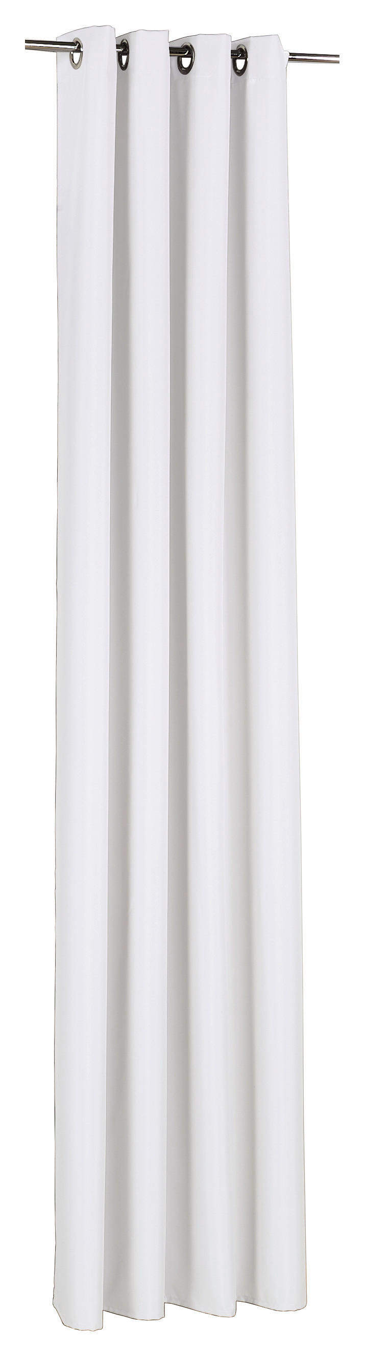 Ösenvorhang Sorrento weiß B/L: ca. 140x245 cm Sorrento - weiß (140,00/245,00cm) - POCOline