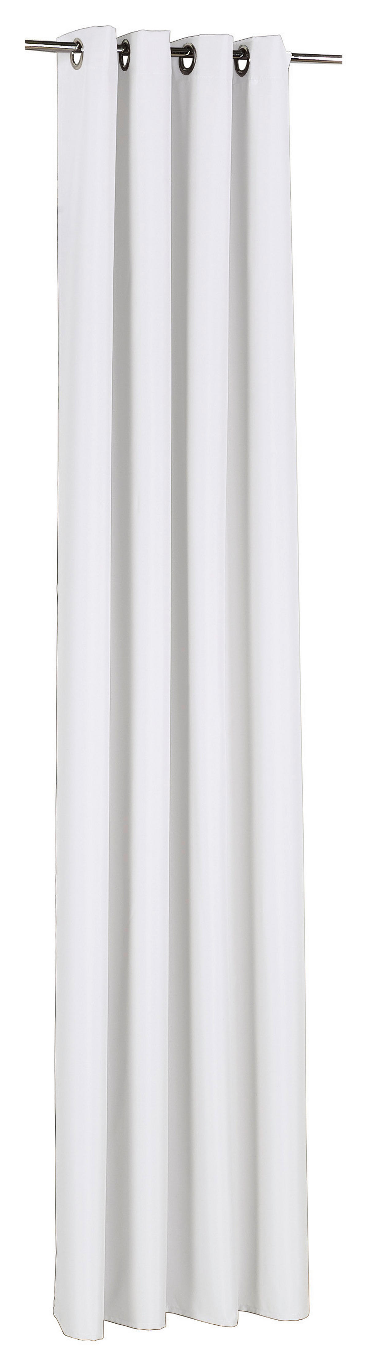 Ösenvorhang Sorrento weiß B/L: ca. 140x245 cm Sorrento - weiß (140,00/245,00cm) - POCOline