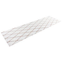 360Living Teppich Vivica weiß B/L: ca. 80x250 cm Vivica - weiß/taupe (80,00/250,00cm) - 360Living