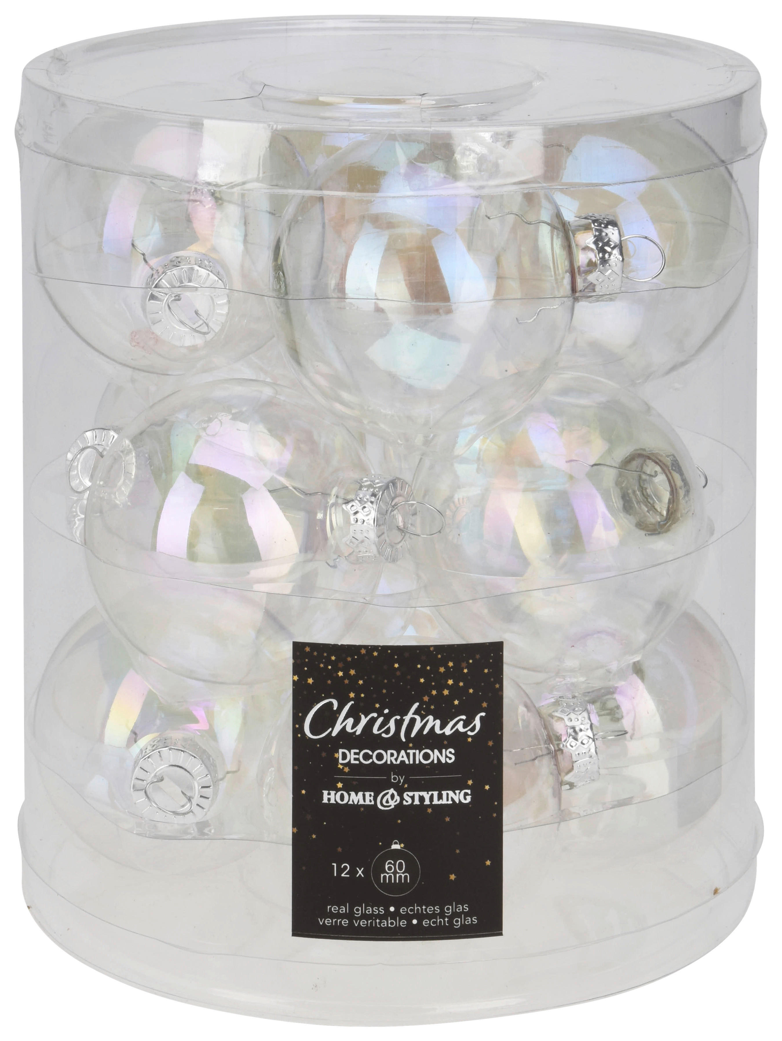 Weihnachtskugel perlmutt D: ca. 6 cm Weihnachtskugeln_12erSet - perlmutt (6,00cm)