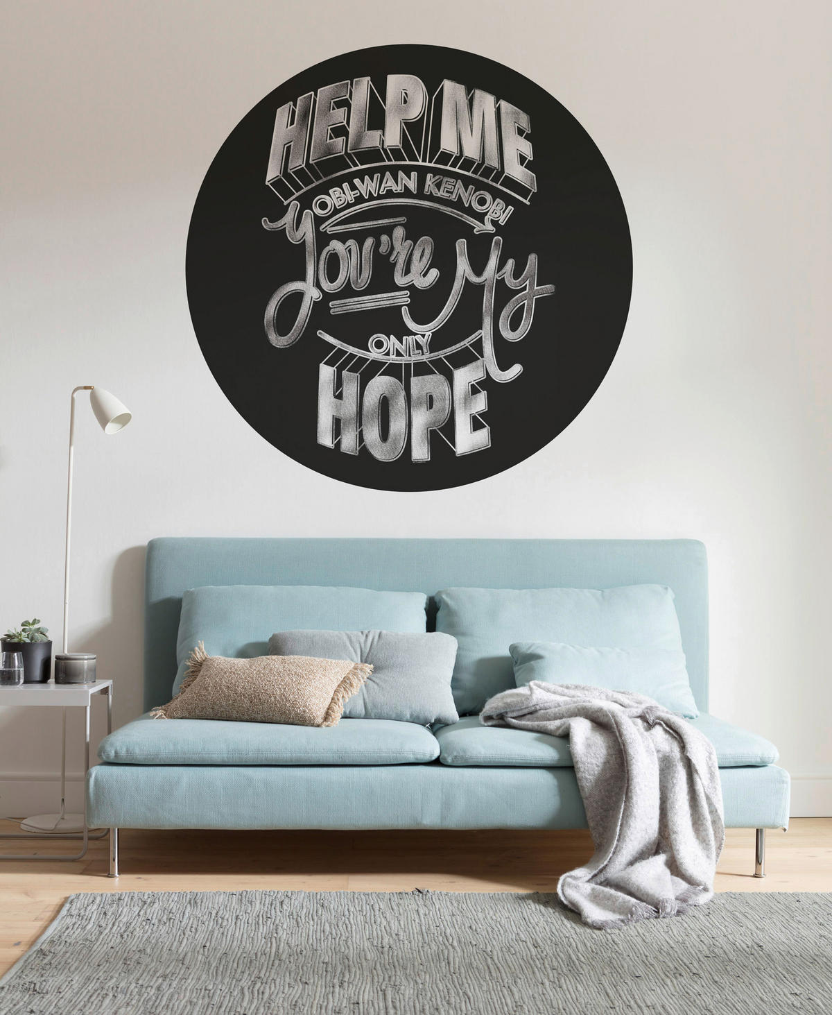 Komar Fototapete Star Wars Help Me Obi Wan D: ca. 125 cm Star Wars Help Me Obi Wan - (125,00cm) - Komar