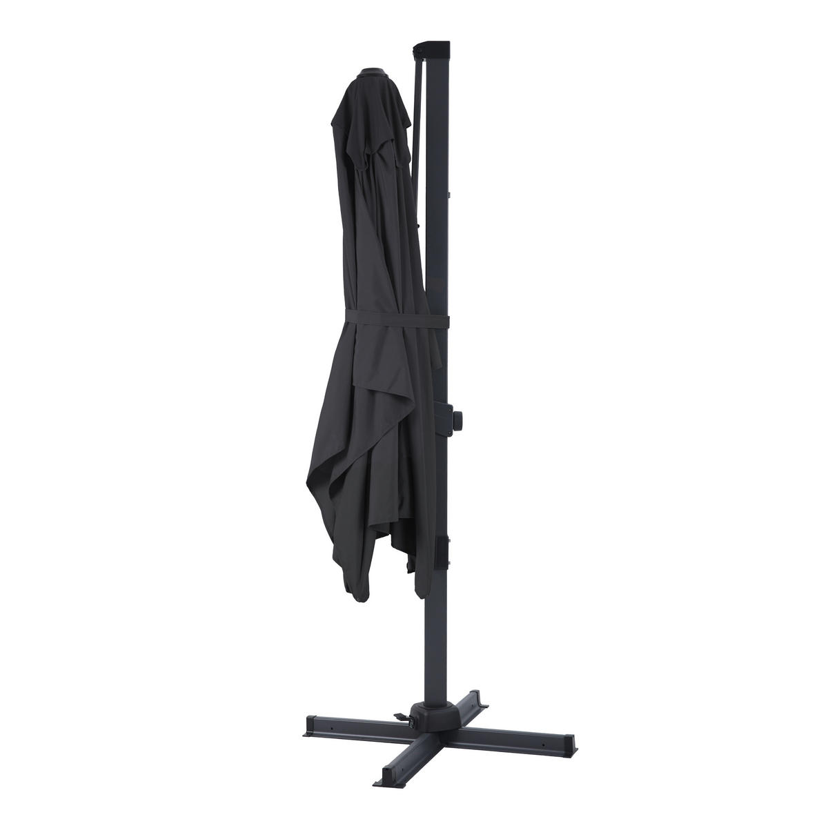 AXI Outdoor Living Ampelschirm Milad anthrazit Metall B/H/L: ca. 200x250x300 cm Milad - anthrazit/grau (300,00/200,00/250,00cm) - AXI Outdoor Living
