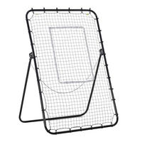 HOMCOM Outdoor-Spielzeug schwarz B/H/L: ca. 73x123x178,5 cm Fußball_Rebounder - schwarz (178,50/73,00/123,00cm) - HOMCOM