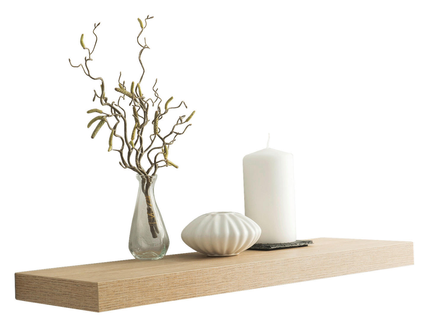 Wandboard Shelvy 60 Eiche Sonoma Nachbildung B/H/T: ca. 60x4x24 cm Shelvy 60 - Eiche (60,00/4,00/24,00cm)