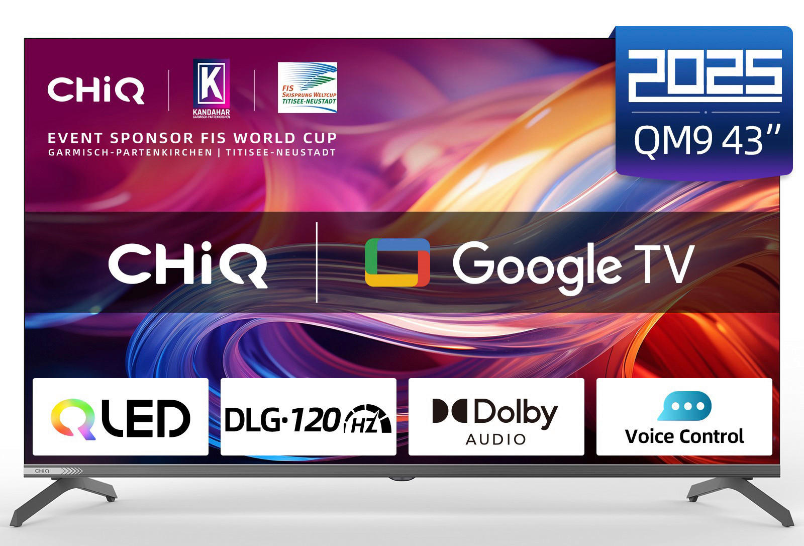 Chiq LED-TV U43QM9V 43 Zoll Diagonale ca. 108 cm Q-LED-TV_43"_4K_U43QM9V_CHiQ - (108,00cm) - Chiq