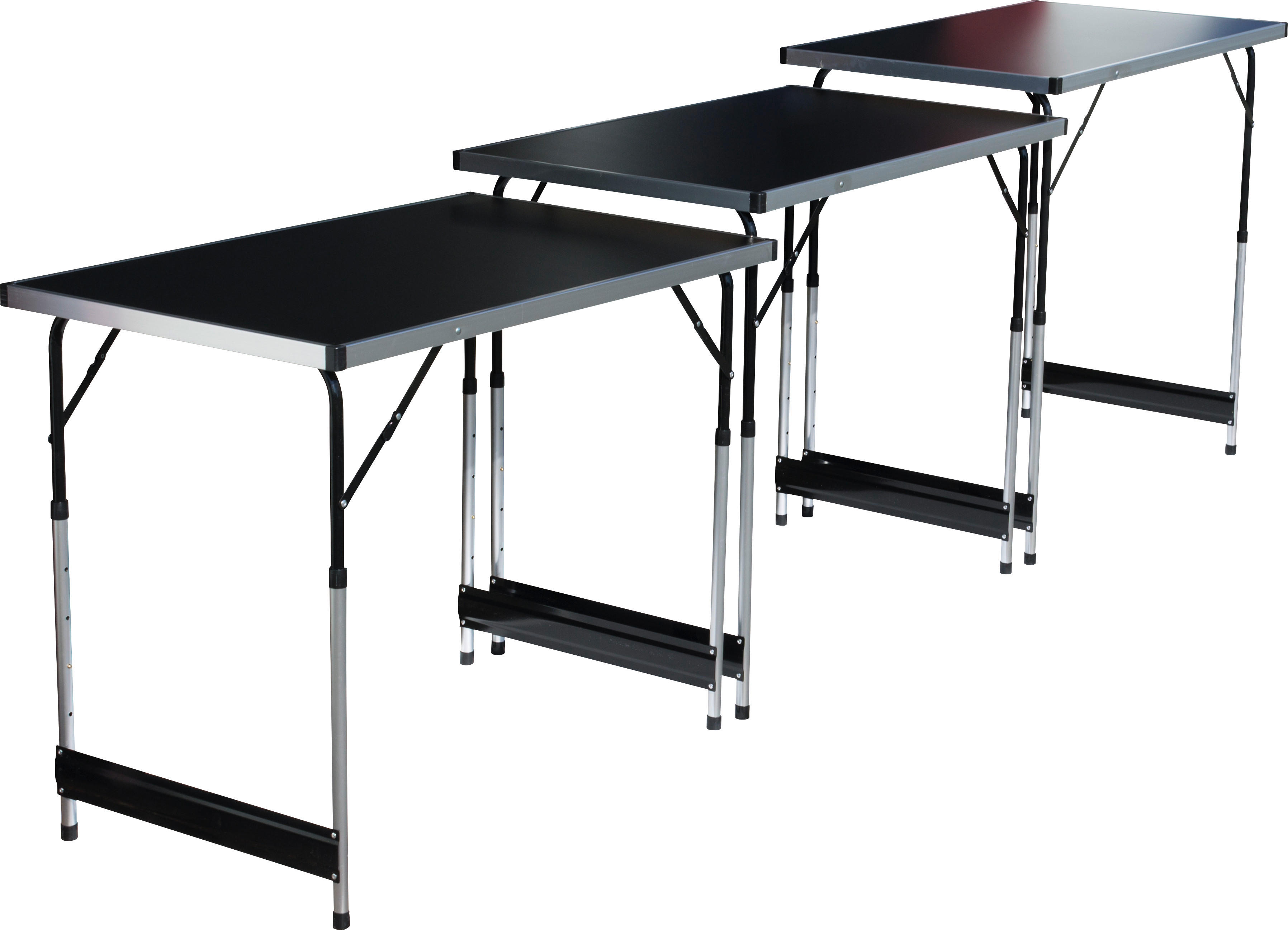 Alu-Multi-Funktionstisch B/T: ca. 300x60 cm 3 tlg. Multi-Funktionstisch_3tlg.Alu - (300,00/60,00cm)