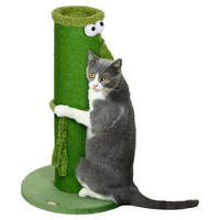 PawHut Kratzstamm grün Spanplatte B/H/L: ca. 39,5x63x39,5 cm Kratzstamm - grün (39,50/39,50/63,00cm) - PawHut