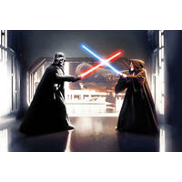 Komar Fototapete Star Wars Vader vs. Kenobi B/L: ca. 300x200 cm Star Wars Vader vs. Kenobi - (300,00/200,00cm) - Komar