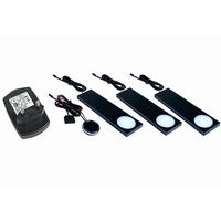 HÖLSCHER LED-Unterbauleuchte 311923 schwarz Aluminium B/H/T: ca. 7x0,4x19 cm 311923 - schwarz (7,00/0,40/19,00cm) - HÖLSCHER