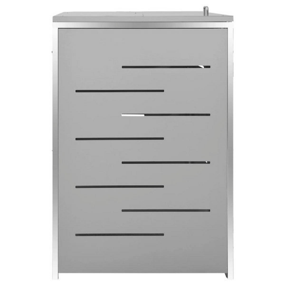 VidaXL Mülltonnenbox grau Mülltonnenbox - grau - VidaXL