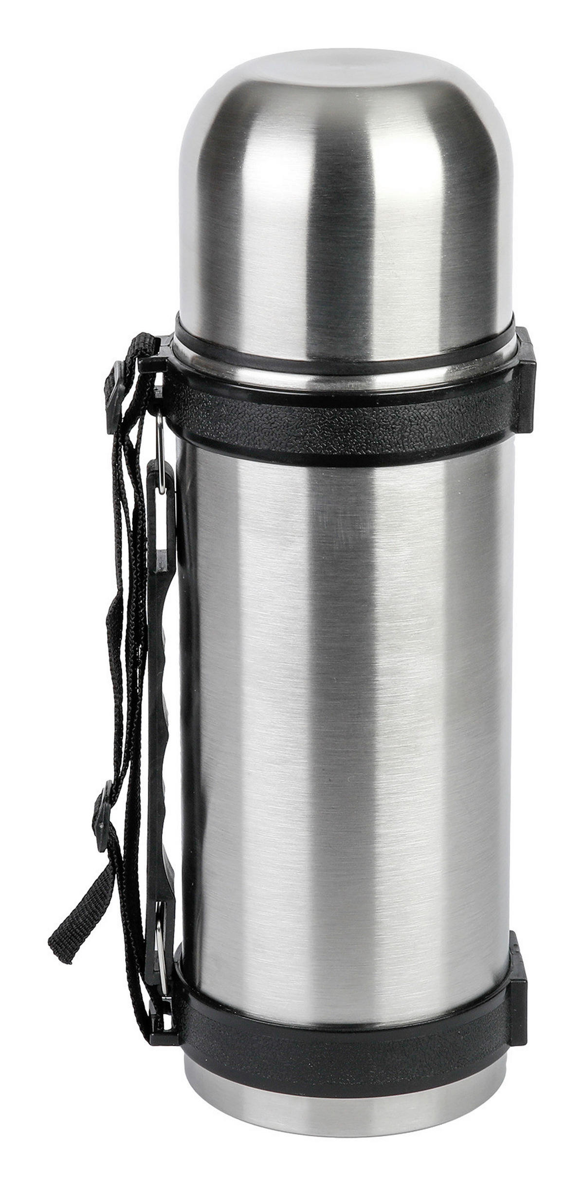 Axentia Isolierflasche silber Edelstahl B/H/L: ca. 9,4x30x9,4 cm Isolierflasche_Edelstahl - silber (9,40/9,40/30,00cm) - Axentia