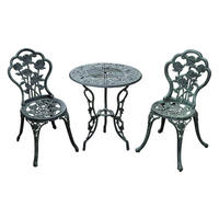 Outsunny Bistroset Bistroset - grün - Outsunny