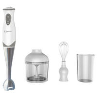 Topmatic Stabmixer ESMS-250.2 weiß grau Kunststoff Stabmixerset_3in1 - weiß/grau - Topmatic