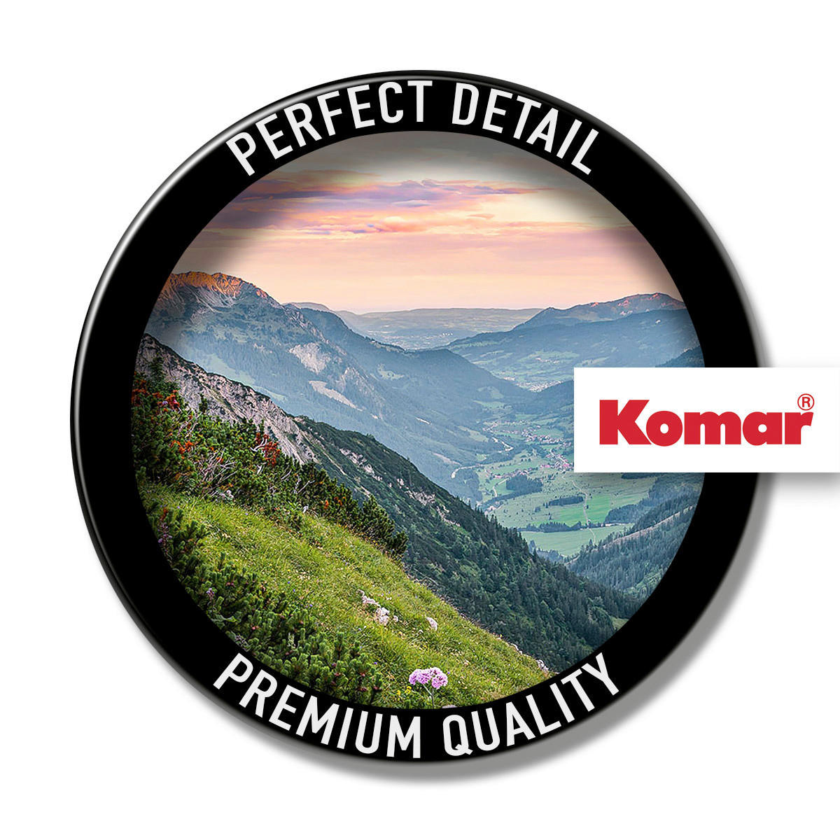 Komar Fototapete Alps B/L: ca. 400x250 cm Alps - (400,00/250,00cm) - Komar