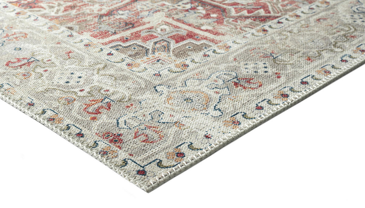Teppich Edessa creme B/L: ca. 80x150 cm Edessa - creme/Multi (80,00/150,00cm)