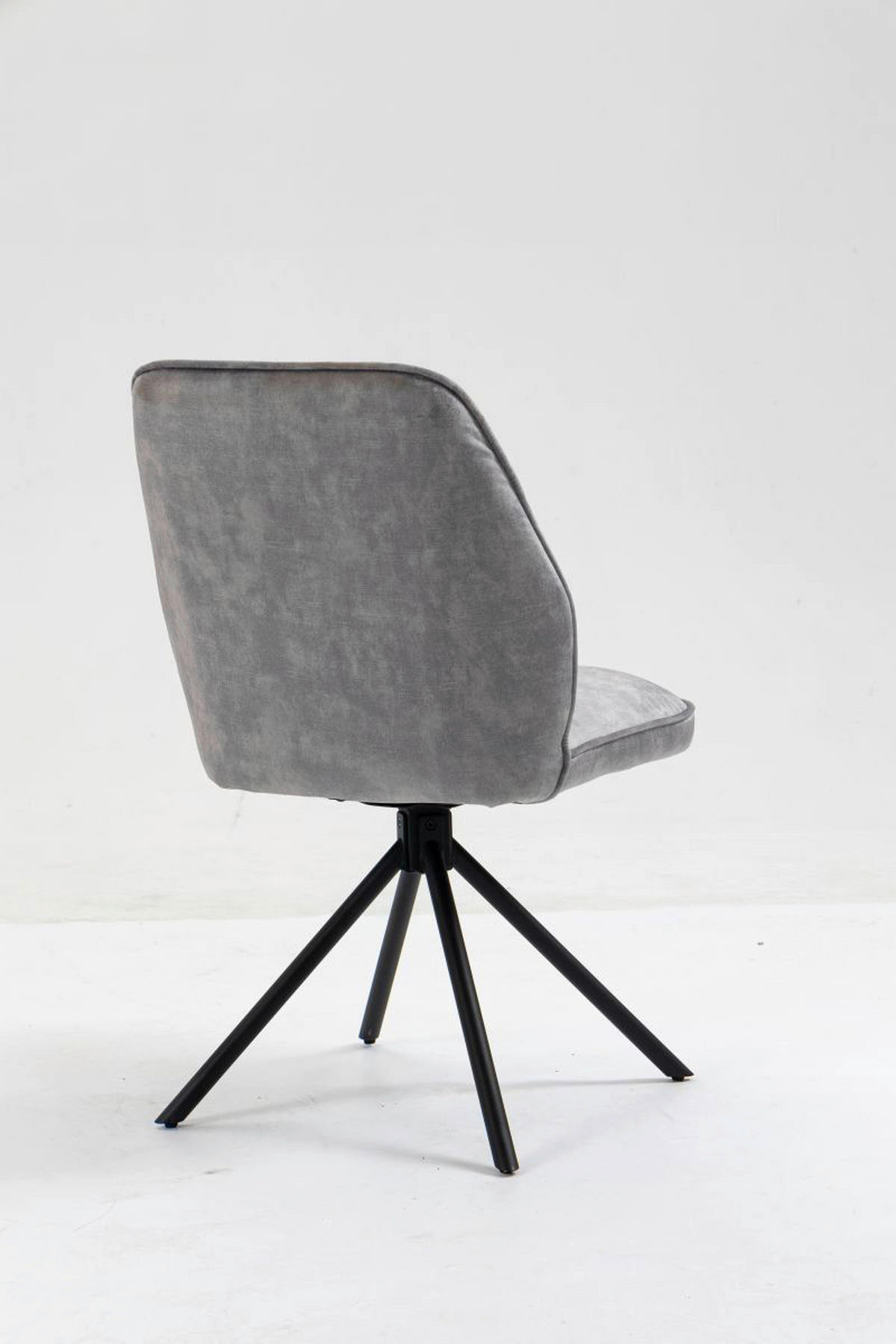 Stuhl Mailand grau Microfaser B/H/T: ca. 53x89x64 cm Mailand - grau (53,00/89,00/64,00cm)