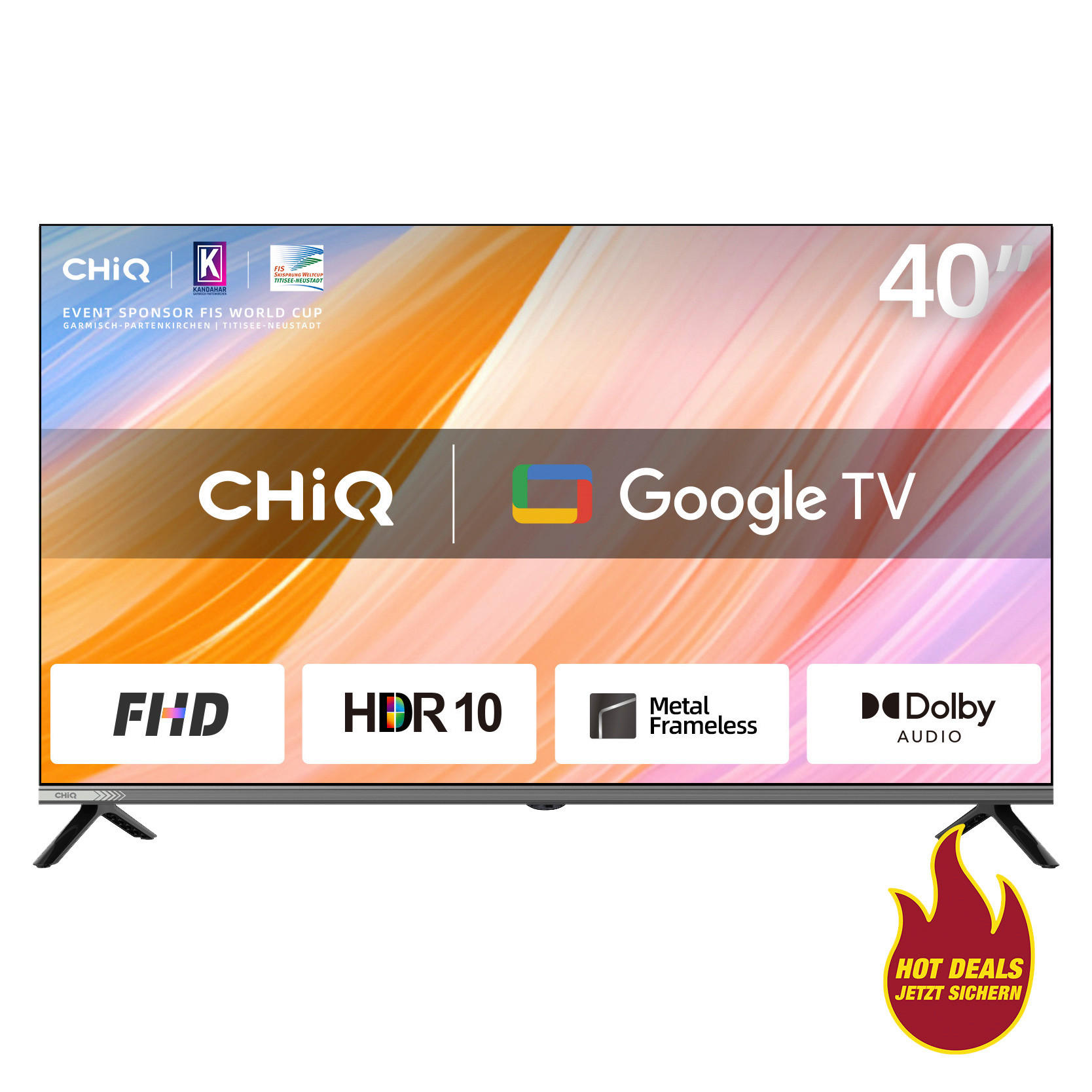 Chiq LED-TV L40M9V 40 Zoll Diagonale ca. 100 cm LED-Smart-TV_40"_FHD_L40M9V_CHiQ - (100,00cm) - Chiq