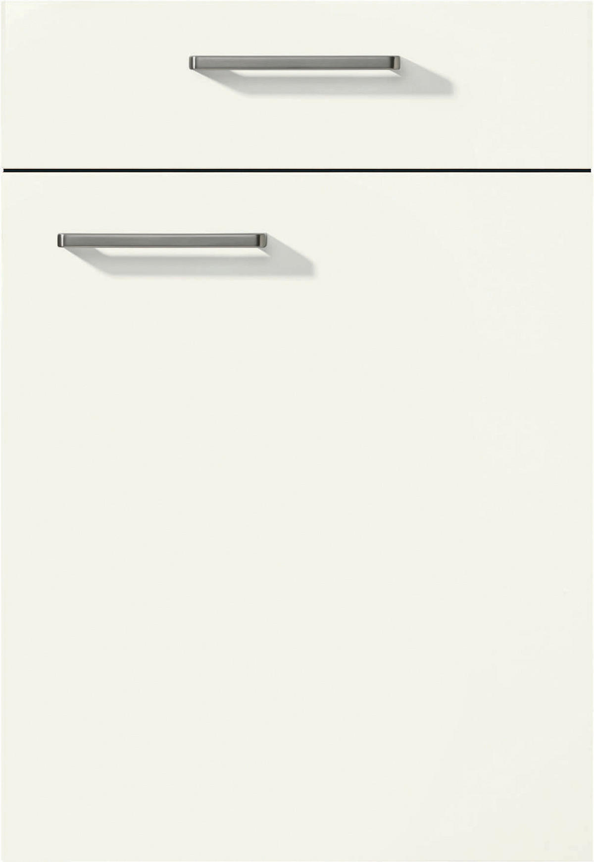 nobilia Doppelblock Touch schwarz Lacklaminat supermatt B/T/L: ca. 150x60x260 cm Touch - schwarz/goldgelb (150,00/260,00cm) - nobilia