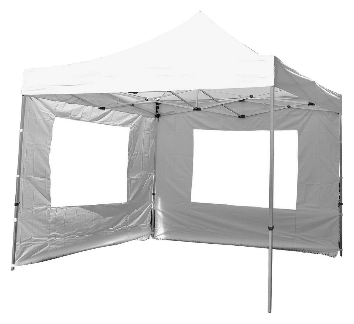 VCM Faltpavillon PROFI weiß Polyester-Mischgewebe B/H/L: ca. 300x220x300 cm PROFI - weiß (300,00/300,00/220,00cm) - VCM