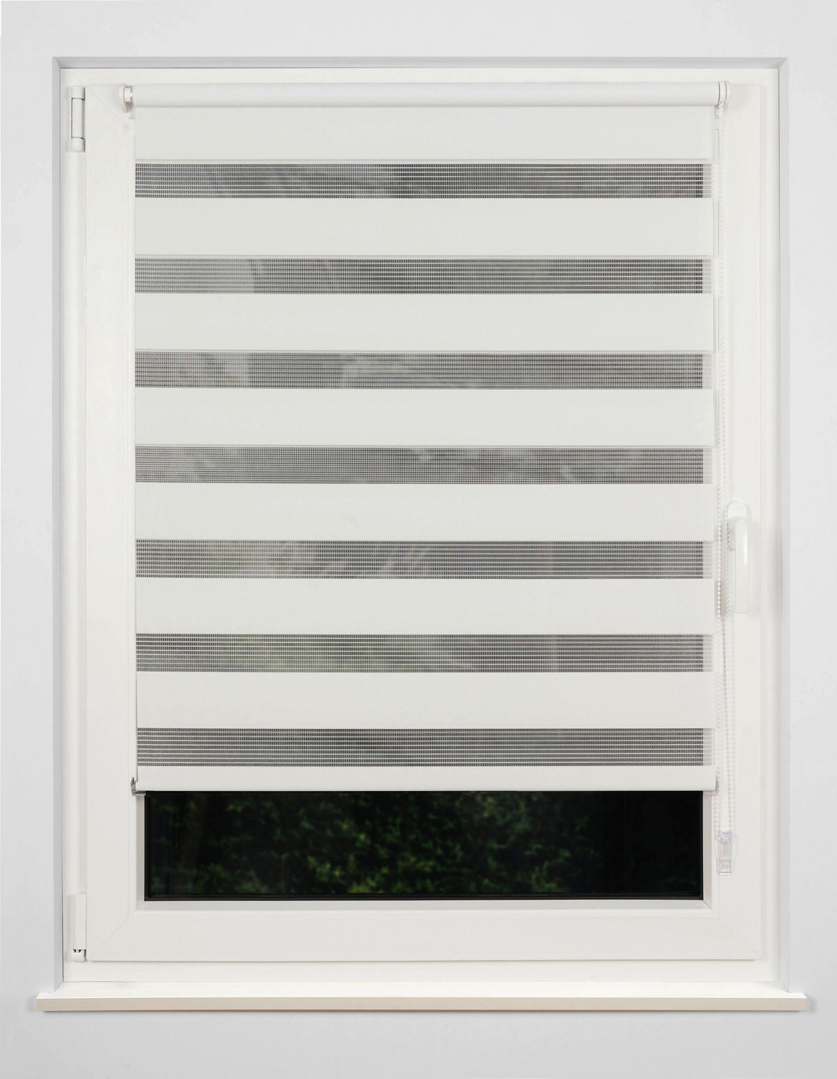 Doppelrollo Just weiß B/L: ca. 45x160 cm Just - weiß (45,00/160,00cm)