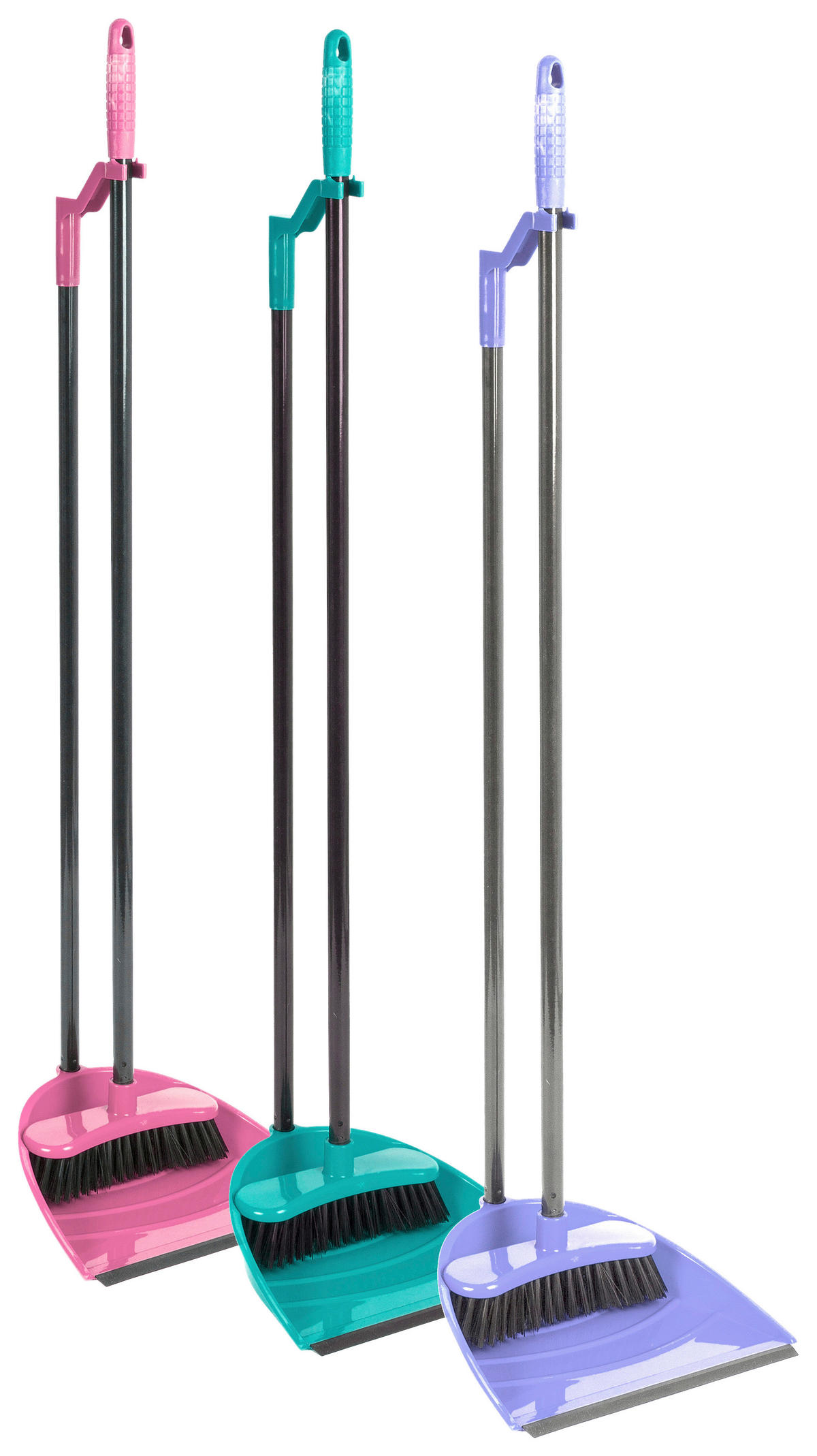 Stand-Kehrgarnitur sortiert B/H/L: ca. 24x21x90 cm Stand-Kehrgarnitur_2tlg._Acidcolor - sortiert (90,00/24,00/21,00cm)