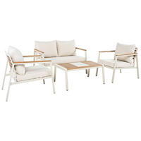 POCOline Gartensitzgruppe Avignon creme Stahl Avignon - beige/creme - POCOline