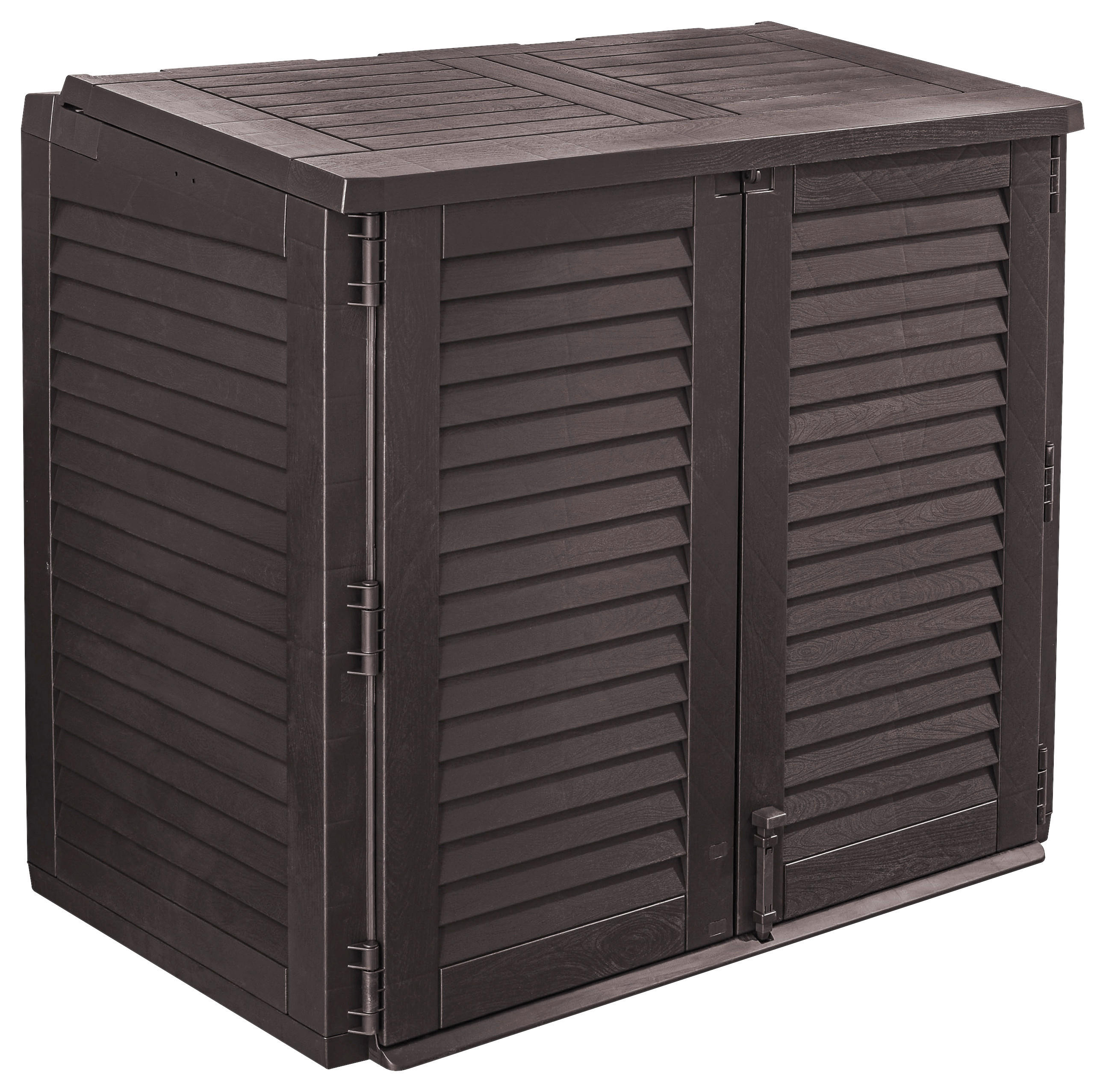 Aufbewahrungsbox anthrazit Kunststoff B/H/T: ca. 117x110x74 cm Maxibox - anthrazit (117,00/110,00/74,00cm)