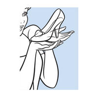 Komar Poster Cinderella Glass Shoe Disney B/L: ca. 30x40 cm Cinderella Glass Shoe - (30,00/40,00cm) - Komar