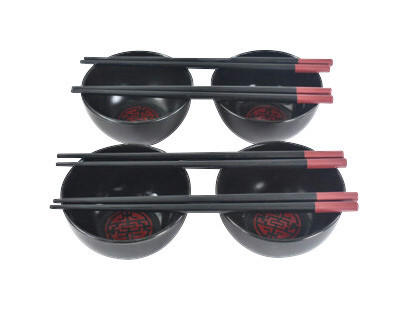 Sushi-Set schwarz Keramik Sushiset - schwarz