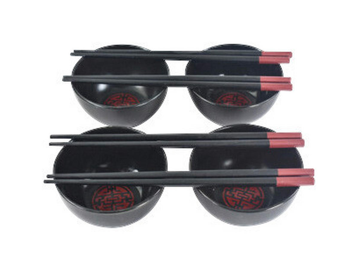 Sushi-Set schwarz Keramik Sushiset - schwarz