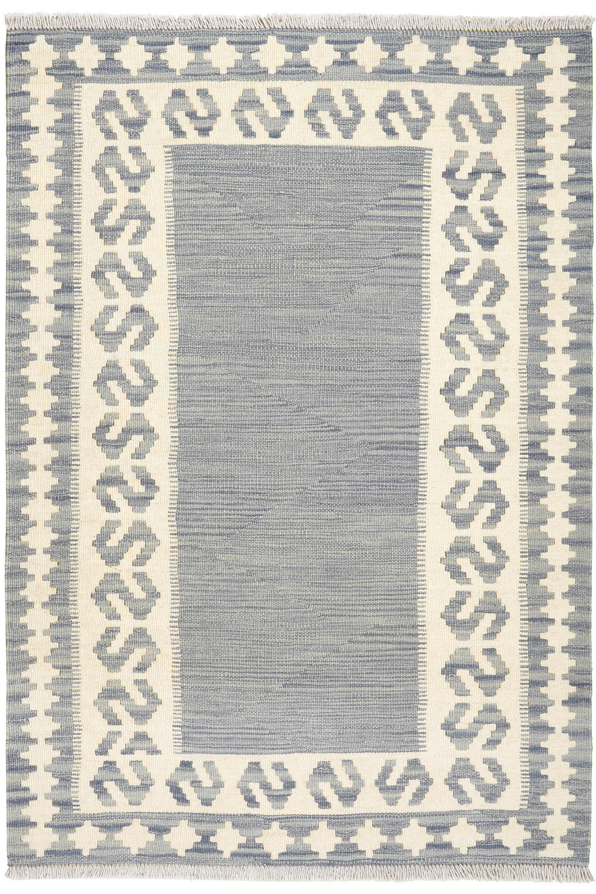 PersaTepp Teppich Kelim Gashgai grau B/H/L: ca. 103x1x148 cm Kelim Gashgai - beige/grau (148,00/103,00/1,00cm) - PersaTepp