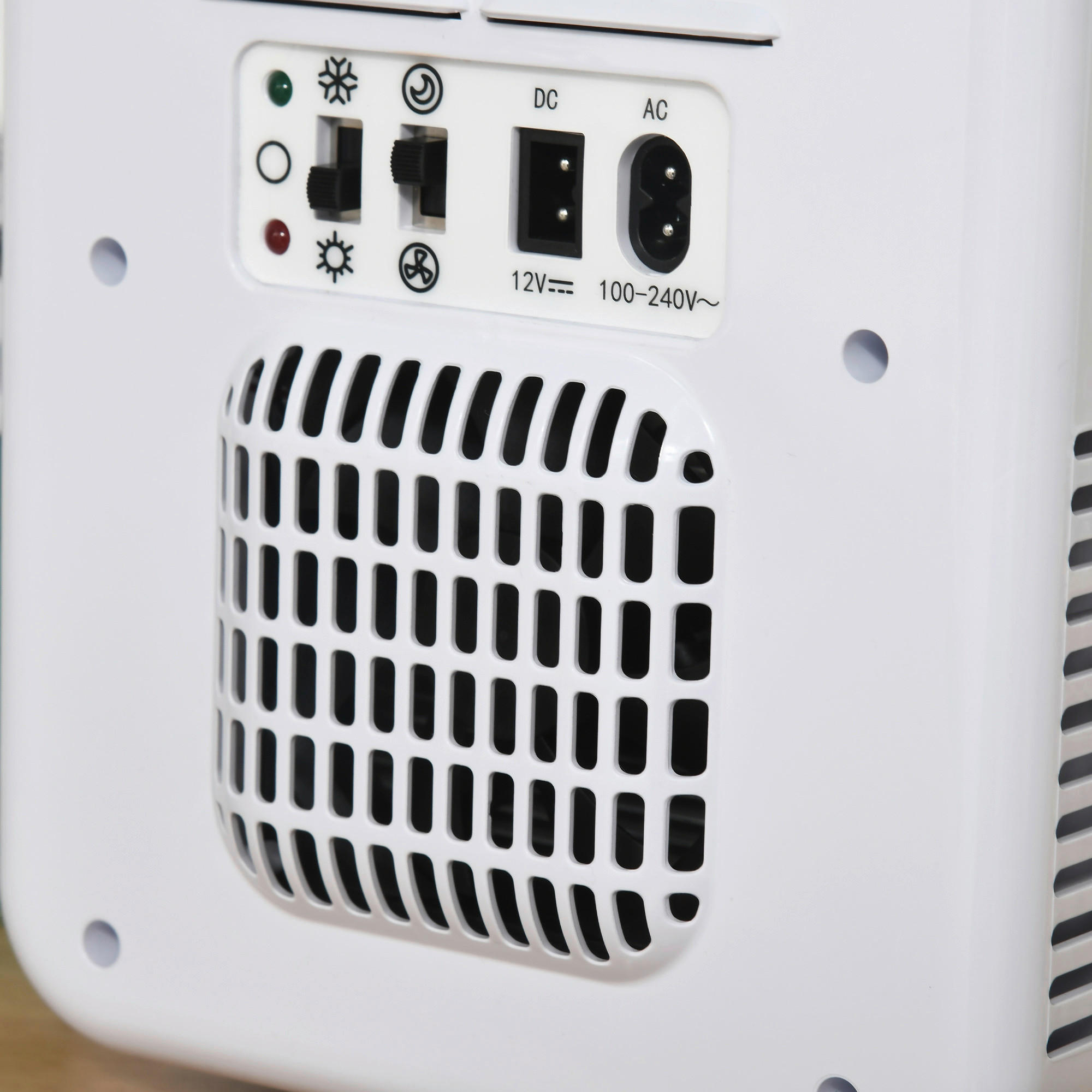 HOMCOM Auto-Zubehör beige Kunststoff Edelstahl Polypropylen B/H/L: ca. 20,5x25,8x26,3 cm Auto-Warmhaltebox - beige (26,30/20,50/25,80cm) - HOMCOM