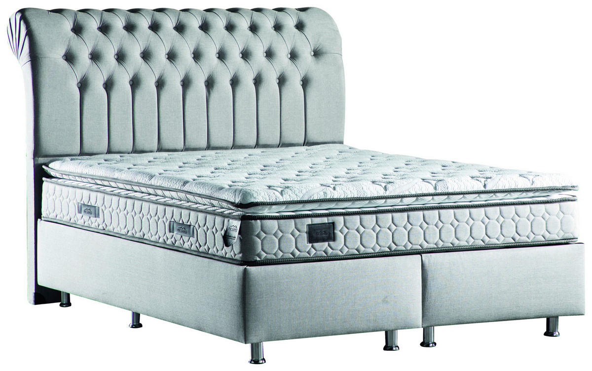 Polsterbett Elegance grau Elegance - grau (182,00cm)