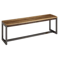 Eckbank natur B/H/T: ca. 120x46x45 cm Esszimmersitzbank - natur (120,00/46,00/45,00cm) - Wohnling