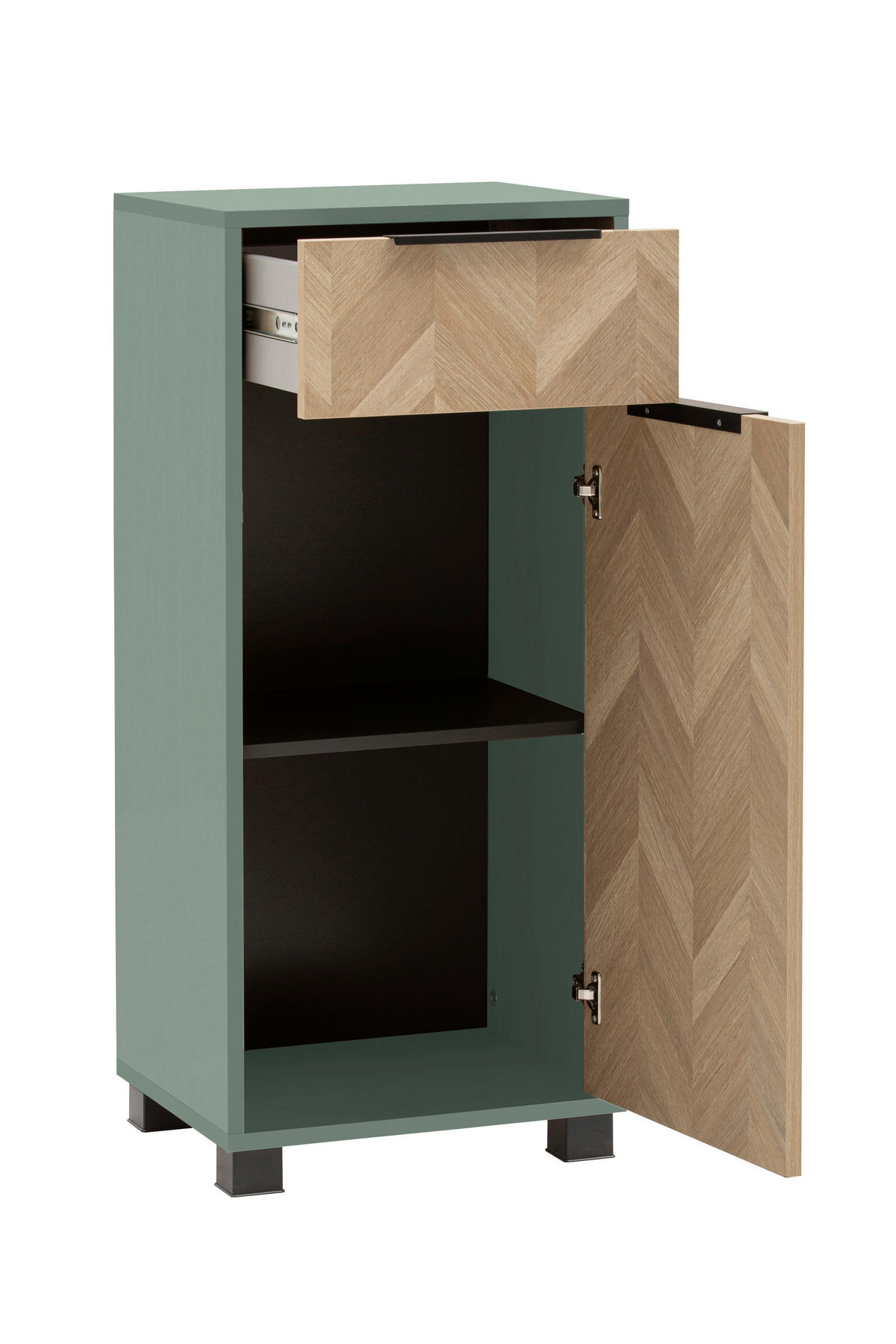 Highboard Piazza Pistazie B/H/T: ca. 40,3x90,9x33,05 cm Piazza - Pistazie (40,30/90,90/33,05cm) - Schildmeyer