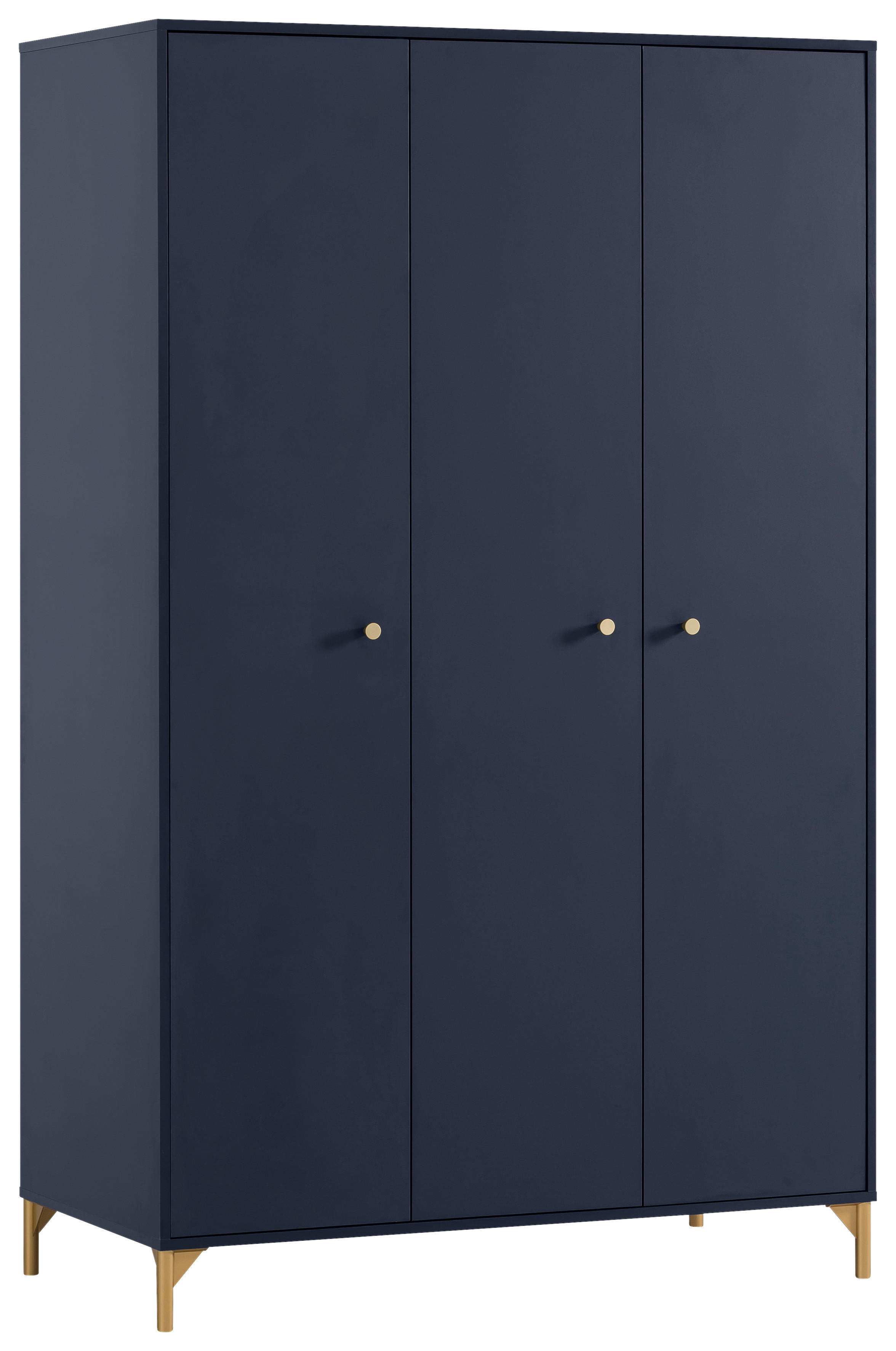 Kleiderschrank Alfa blau B/H/T: ca. 118,8x191,2x60 cm