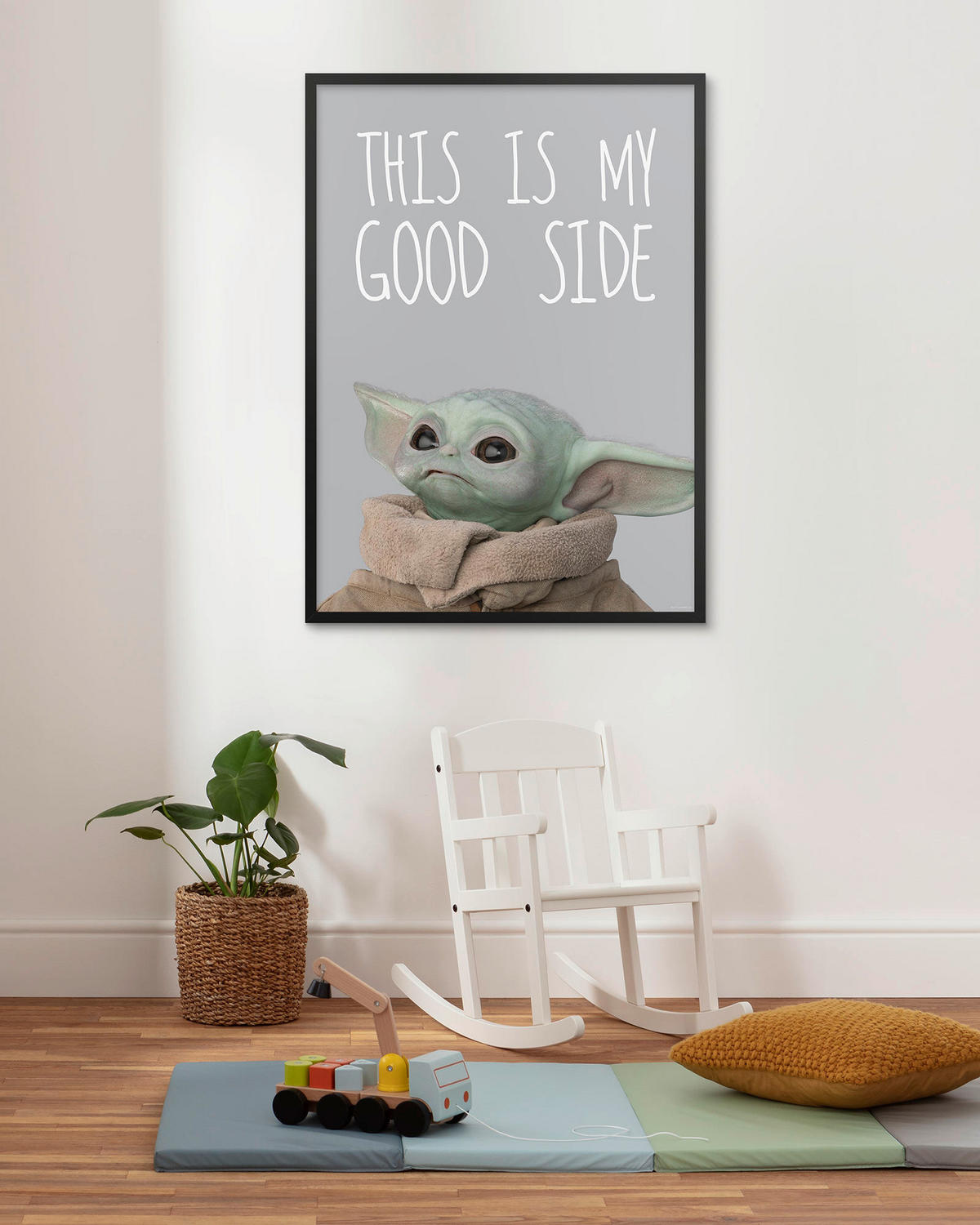 Komar Poster Mandalorian The Child Chocolate Sid Disney B/L: ca. 40x50 cm Mandalorian The Child Chocolate Sid - (40,00/50,00cm) - Komar